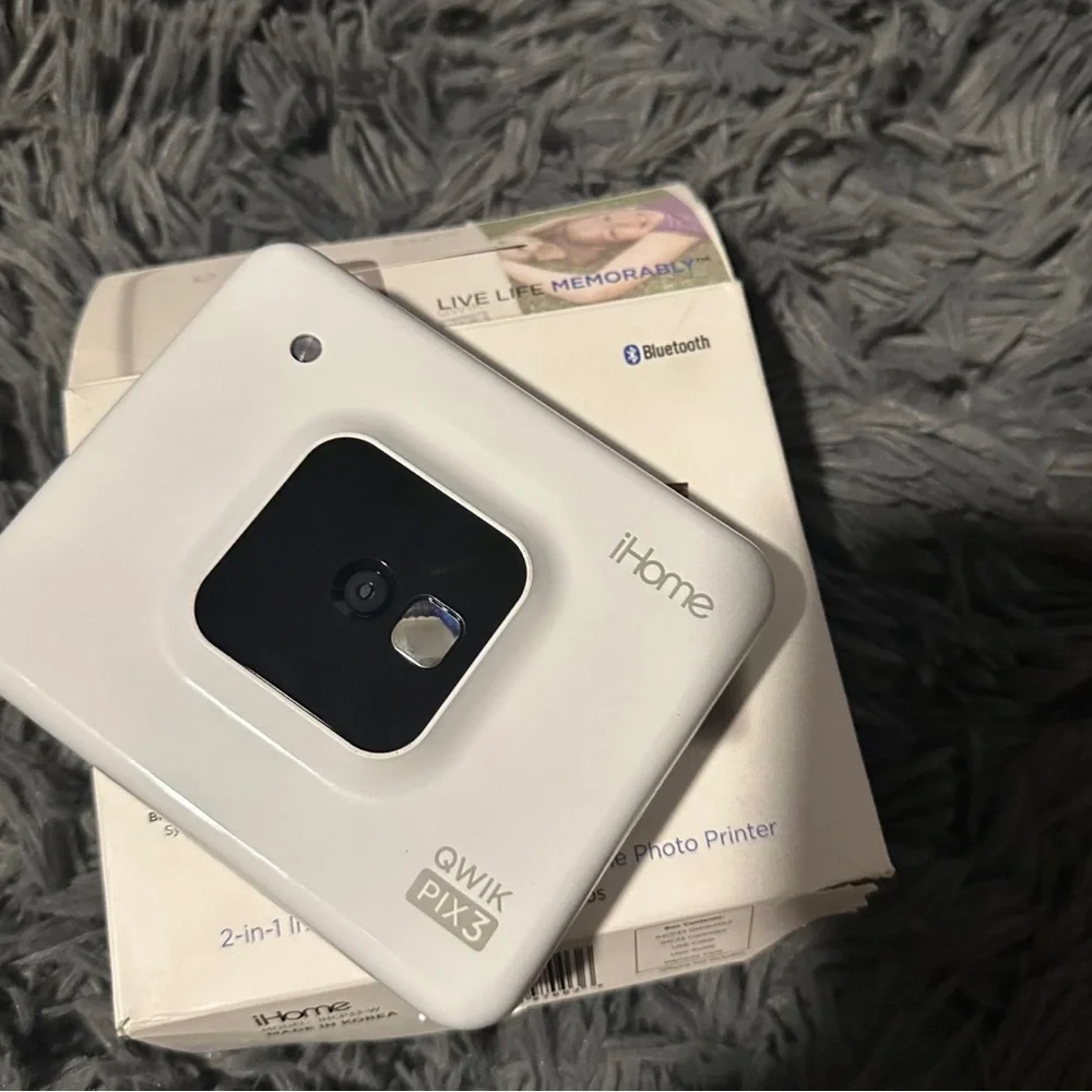 Cameras, Photo & Video | Ihome Qwik Pix3 Bluetooth Printer Camera 